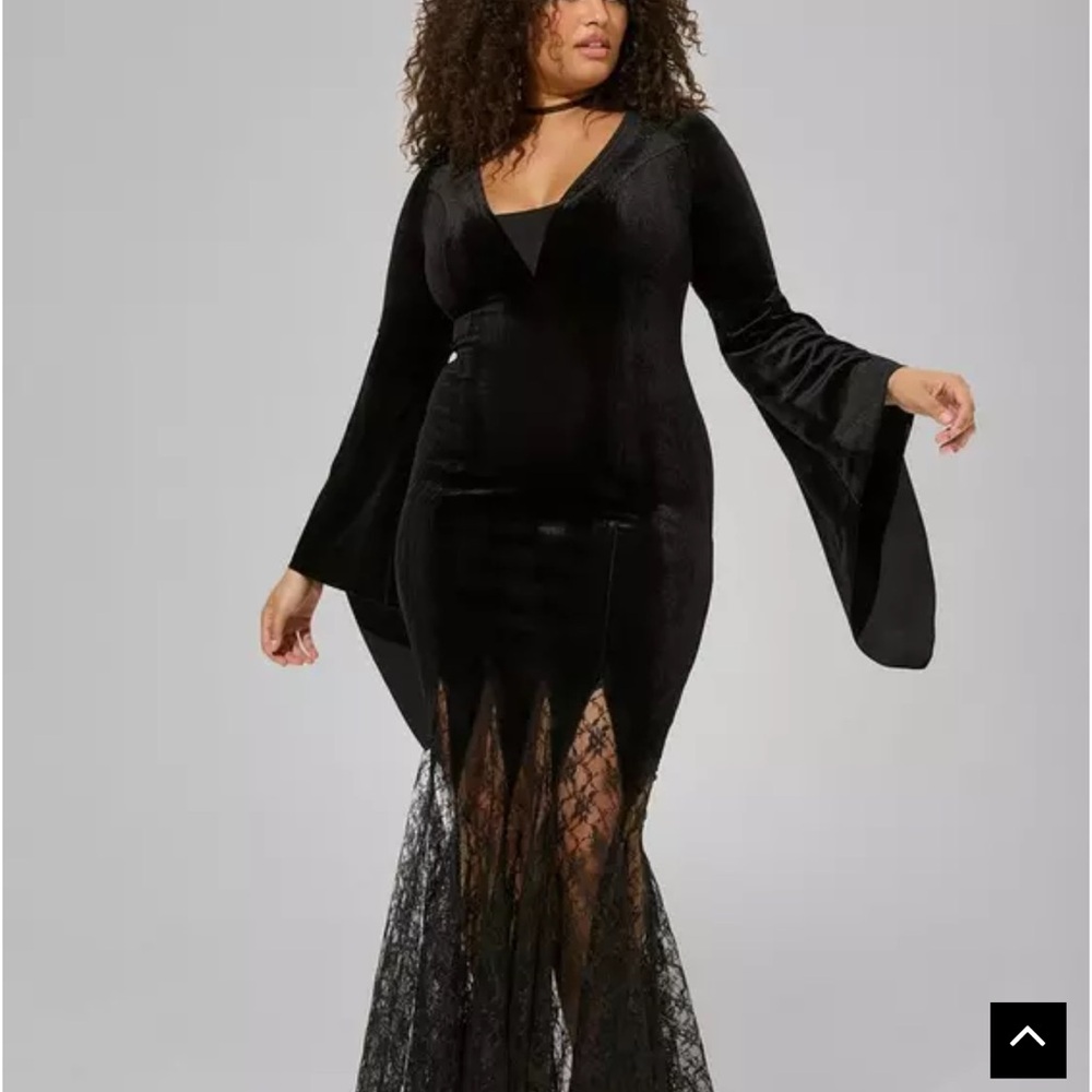 Torrid Halloween Costume - Velvet Fluted Maven Dress